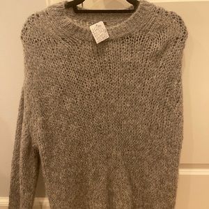 Free people gray sweater